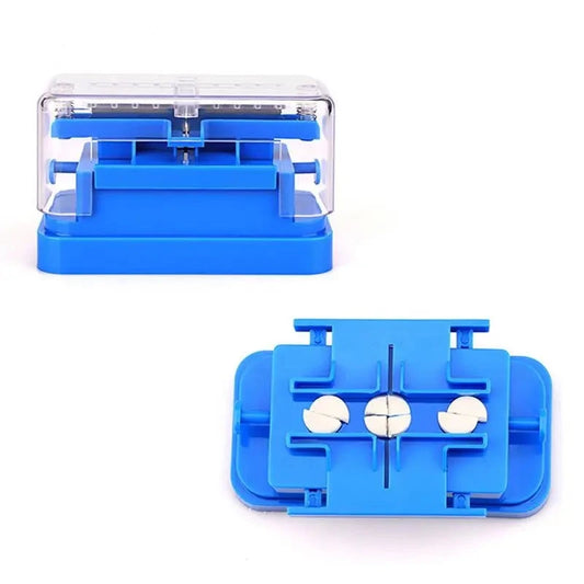 Pill Cutter with Stainless Steel Blade for Round and Oblong Pills or Tablets - Medication Splitter accommodates both 1/4 and 1/2 fractions, suitable for multiple pills, tablets, or supplements